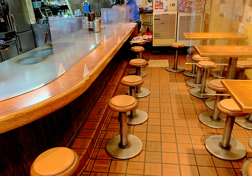 元祖へんくつや新天地店の内装